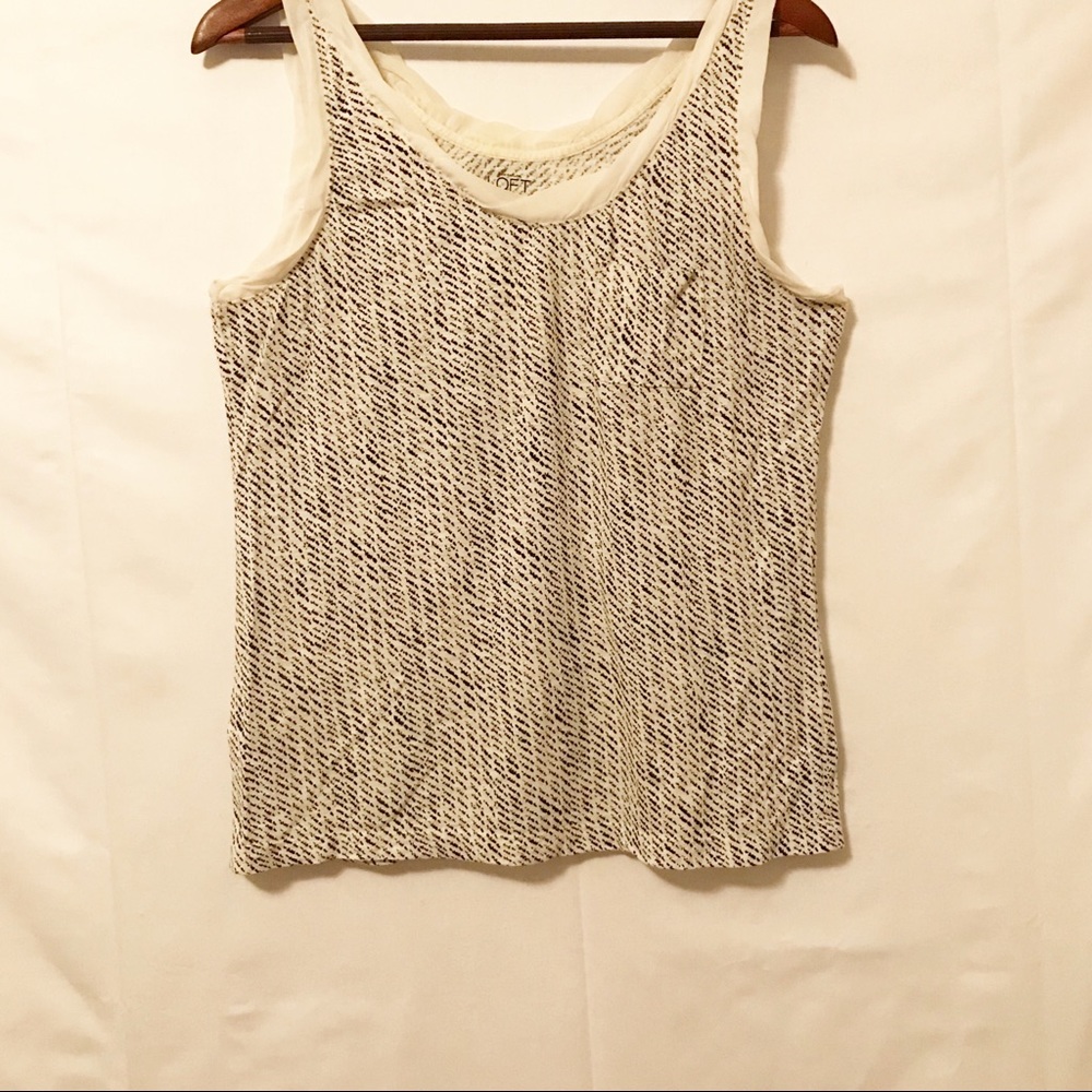 Ann Taylor Loft Sleeveless Top Size Medium EUC